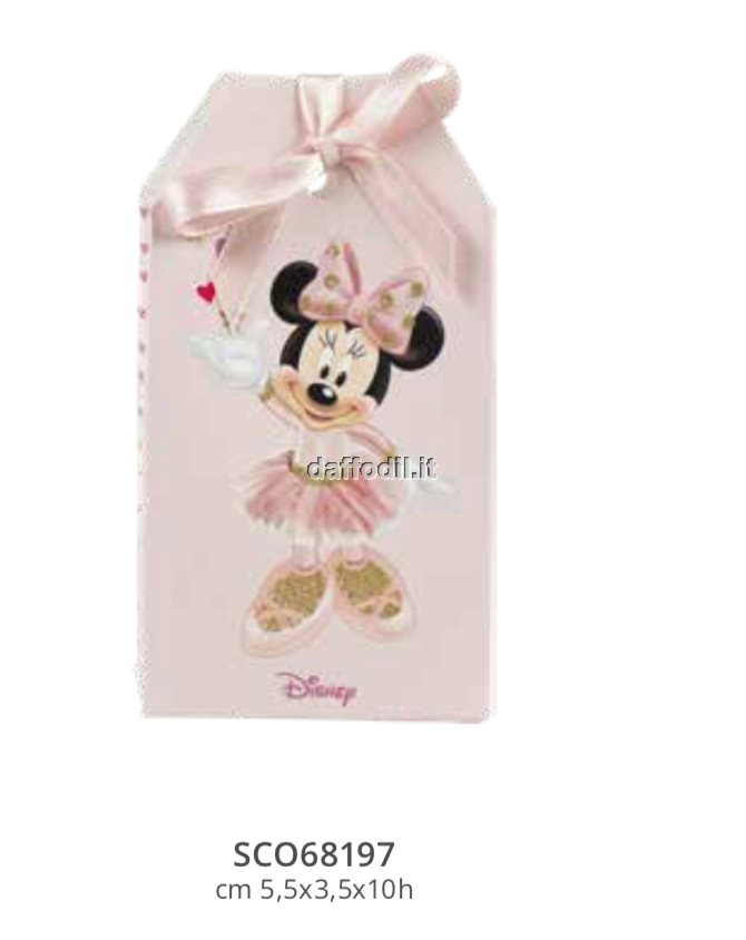 Harmony scatolina portaconfetti Topolina Wald Disney rosa
