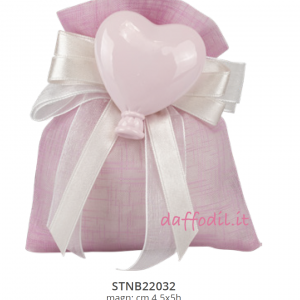 Harmony sacchetto rosa Magnete palloncino cuore