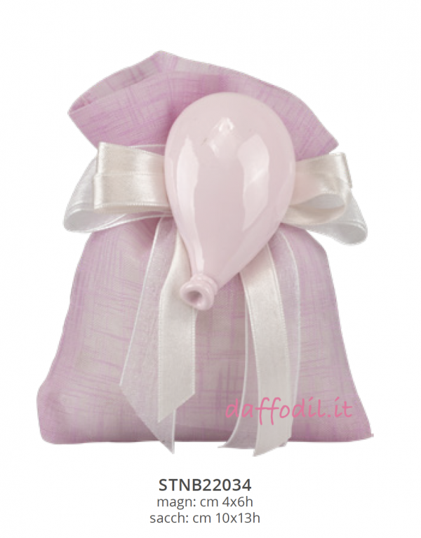Harmony sacchetto rosa Magnete palloncino
